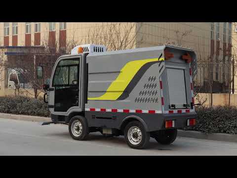 Baiyi-C12 Electric 4-wheel Muti-function road high-pressure washing vehicle Street sweeper