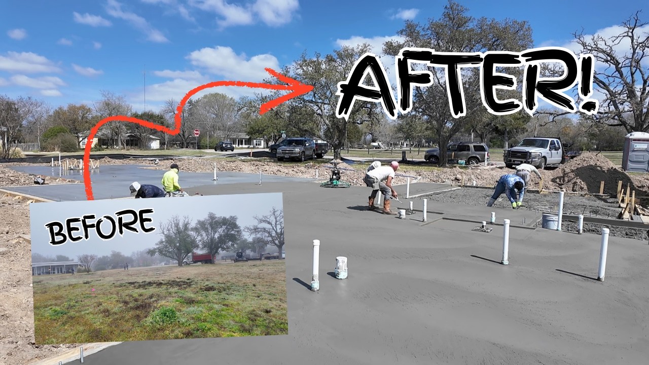 Concrete Pour Timelapse! // New Custom Home Build