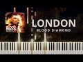London / Your Mother Loves You / Thought I'd Never Call? from Blood Diamond (Piano Solo + Tutorial)