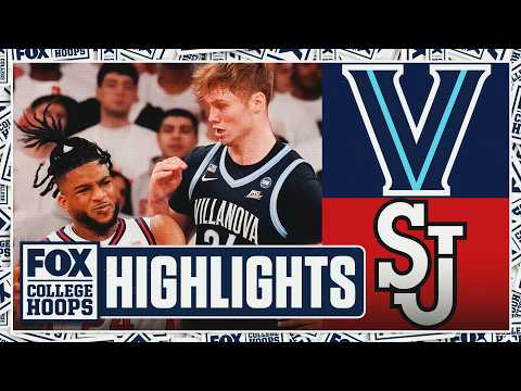 Villanova Wildcats vs. No. 15 St. John's Red Storm Highlights 🏀 FOX College Hoops