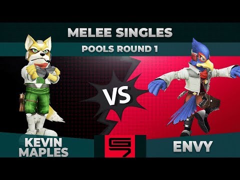 Kevin Maples vs envy - Melee Singles: Pools R1 Winners Quarterfinal - Genesis 7 | Fox vs Falco