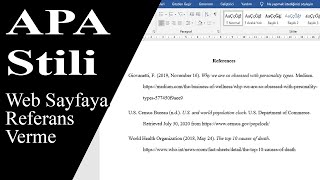 APA Tarzında Web Sitelerine Atıf Verme: Püf Noktaları ve Öneriler