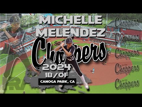 2024 Michelle Melendez First Base and Outfield, Softball Skills Video - So Cal Choppers