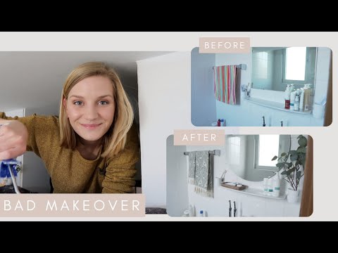 DIY BADEZIMMER MAKEOVER I on a budget I Mietwohnung I kleines Bad