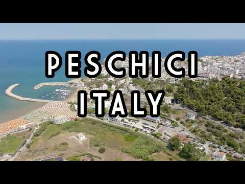 Peschici by drone 🏘️ The White Heart of Gargano | Aerial stock footage