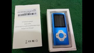MP3 Player MP4 Player, Hotechs MP3 Music Player with 16GB Memory SD card Slim Classic Digital LCD 1