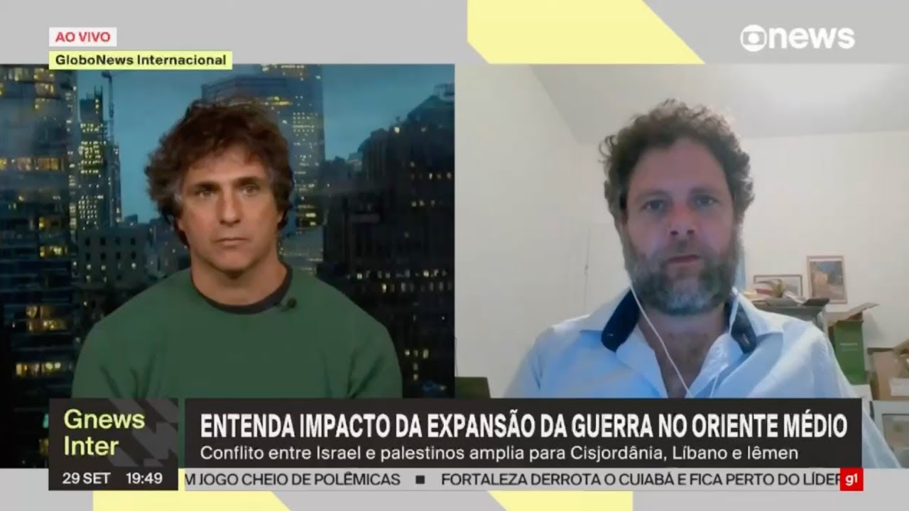 João Miragaya fala à Globonews sobre morte de Nasrallah e conflito com o Hezbollah
