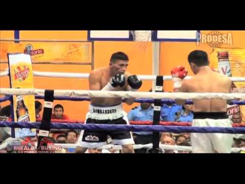 Pelea Marcos Mojica vs Danny Erazo - Bufalo Boxing