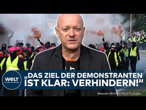 Video Thumbnail: ERFURT: Chaos vor AfD-Parteitag! Demonstranten legen Erfurt lahm