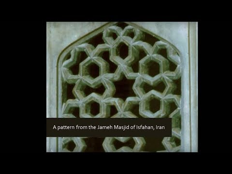 #35 – A pattern from Jameh Masjid Isfahan Iran - How to draw Islamic Geometry - زخارف اسلامية هندسية