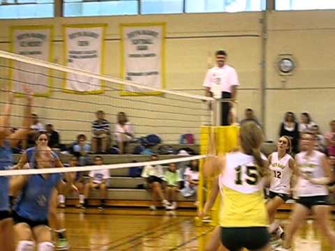 Mount de Sales at Bryn Mawr Volleyball 9 27 2010