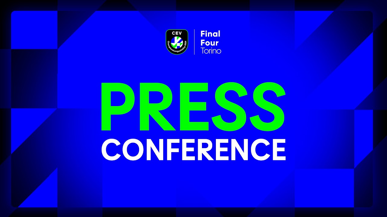 CEV Champions League Volley 2026 Men Final Four Torino | Press Conference