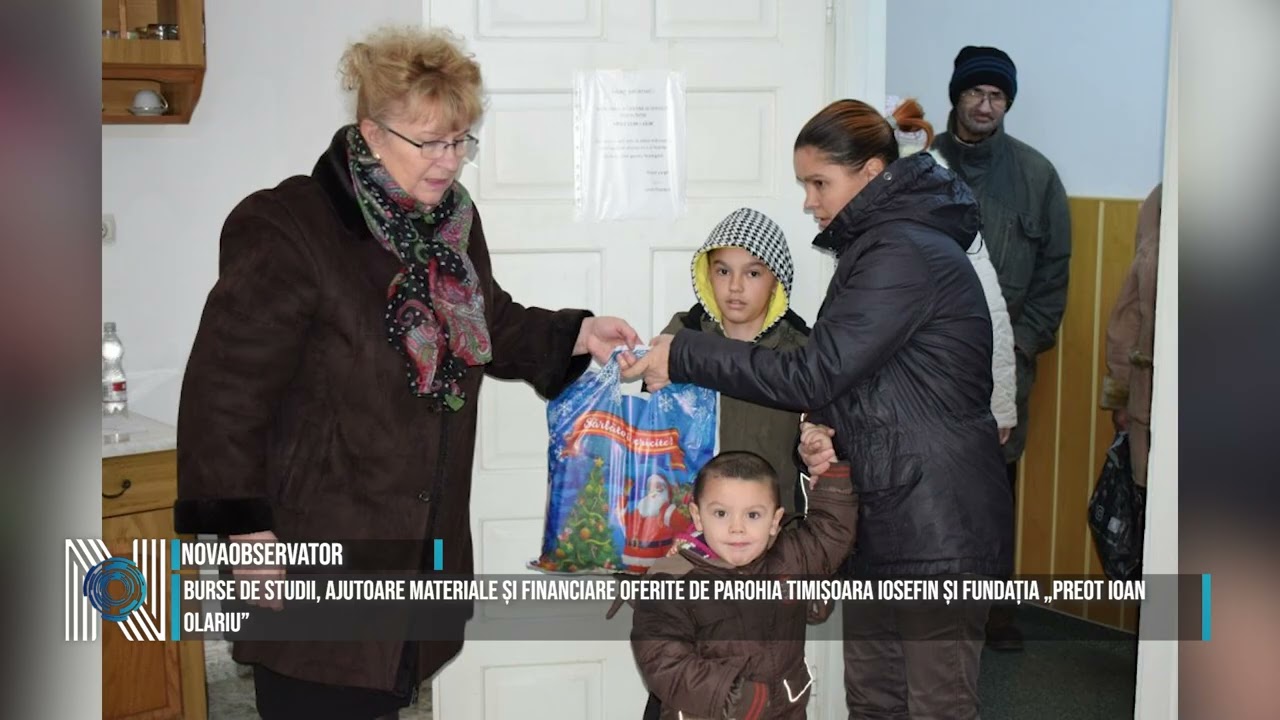 Burse de studii, ajutoare materiale și financiare oferite de Parohia Timișoara Iosefin și Fundația „Preot Ioan Olariu”