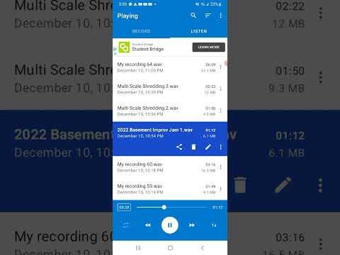 TKThaMusician - Acoustic Basement Improv Recordings (P.1)