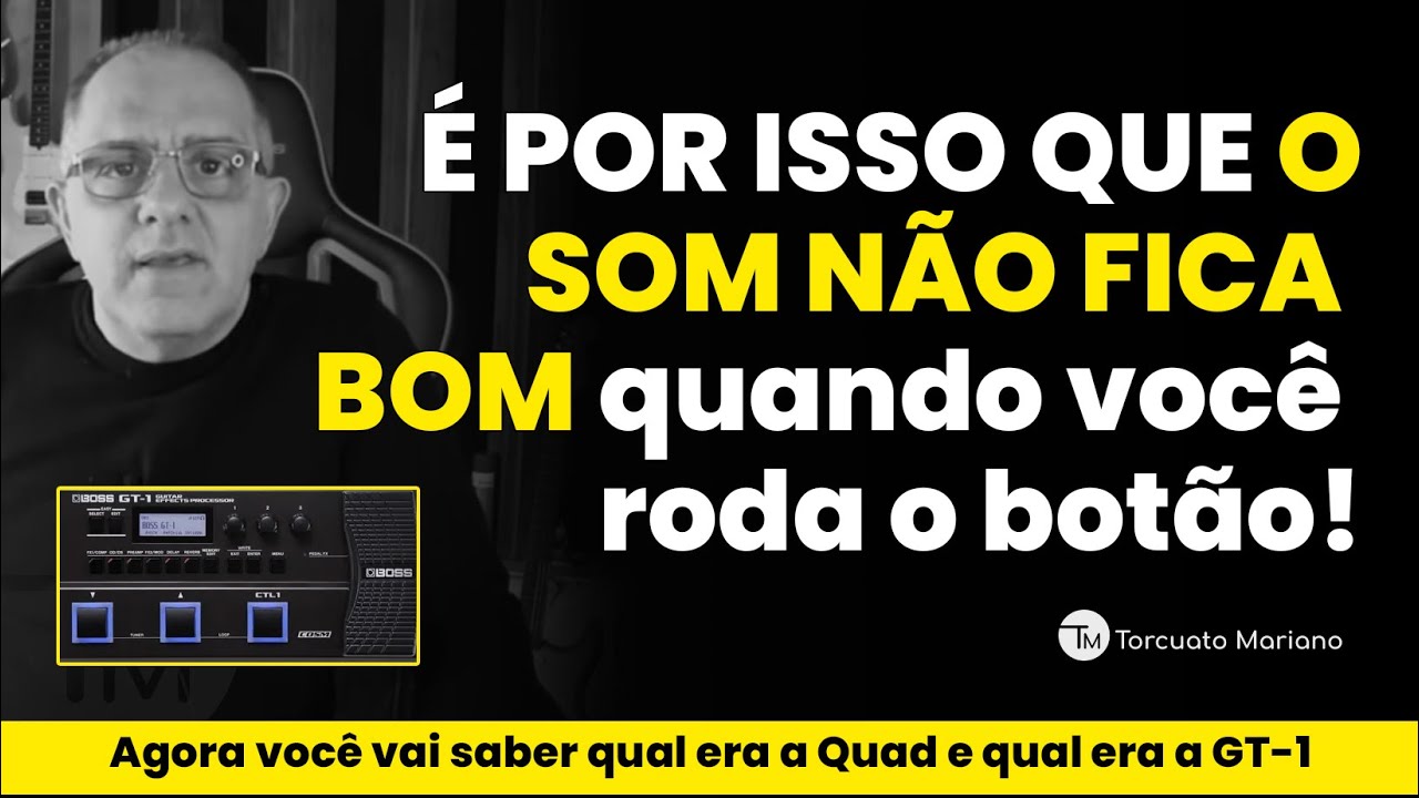 GT-1 revelada.Qual é qual? E uma dica que vai mudar teu jeito de entender o som da sua guitarra!