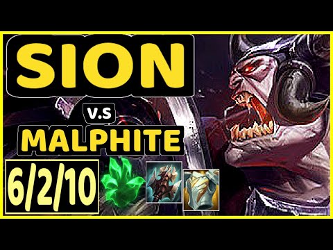 KREOX (SION) vs MALPHITE - 6/2/10 KDA TOP GAMEPLAY - EUW Ranked MASTER
