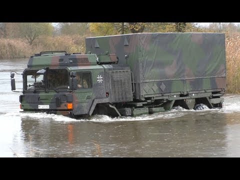 Rheinmetall HX 6x6 Gelände- und Wasserfahrt TrÜbPl Klietz