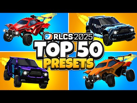 TOP 50 PRO PRESETS of RLCS 2025! (Zen, Dralii, Vatira, Jstn and more!)