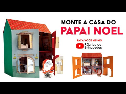 Como montar a Casa do Papai Noel — Fábrica de Brinquedos
