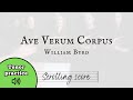 Ave Verum Corpus - William Byrd - Tenor practice with score - Mark Haas | Composer & Speaker Ave Verum Corpus - William Byrd - Tenor practice with score