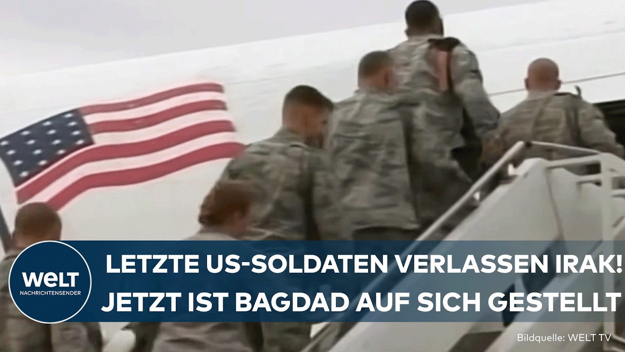 US-ABZUG AUS IRAK: Letzte US-Soldaten verlassen das Land – Jetzt trägt Bagdad die Verantwortung