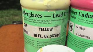 How to make slab Inlay slab plates Part 3 Pottery I High Contrast Inlay/Faux Mishima