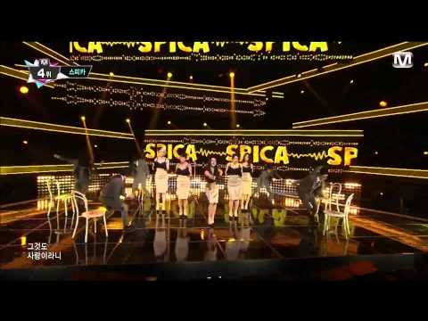 140206 SPICA   You Don't Love Me @ M! Countdown Comeback Stage 1080P