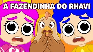A FAZENDINHA DO RHAVI 🐮 Desenho Infantil Animado com Kaylla e Rhavi