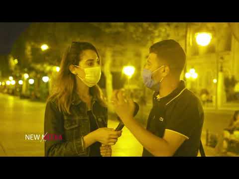 🇹🇳 🇩🇿💖 كلام جميل من جزائري من قسنطينة في  شارع الحبيب بورقيبة بتونس العاصمة