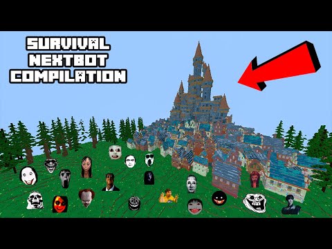 SURVIVAL BEST NEXTBOTS COMPILATION in Minecraft - Gameplay - Coffin Meme