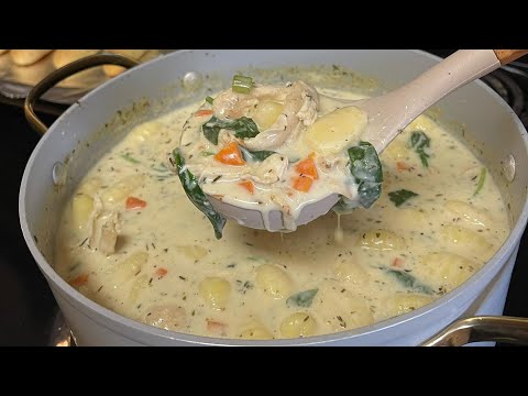How To Make Olive Gardenās Chicken And Gnocchi Soup | Olive Gardenās Chicken And Gnocchi Soup Recipe