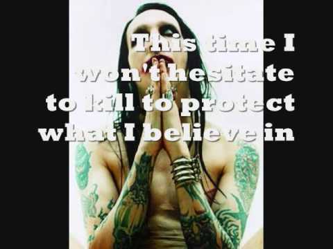 15- Marilyn Manson w/lyrics and pictures