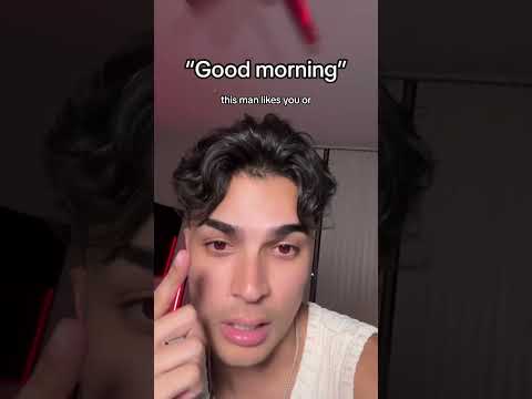 Good morning texts don’t mean much #datingadvice