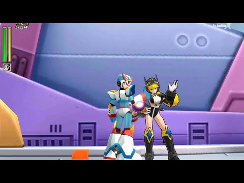 ROCKMAN X DiVE- (Co-op) Sky 9-2 ⊙⊙NO DAMAGE⊙⊙ ft. Third Armor X & Marino (Quicksilver skin) HD 1080p