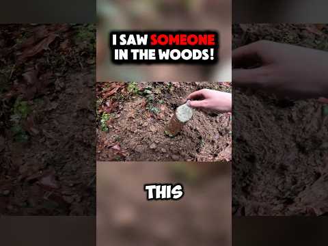 I Saw Someone In The Woods! 😱😨 #scary #shorts #shortsvideo