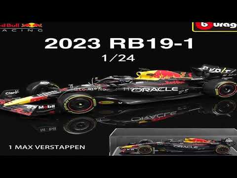 Bburago 1:24 F1 2023 Ferrari SF23 Red Bull RB18 RB19 Mercedes Benz W14 Formula 1