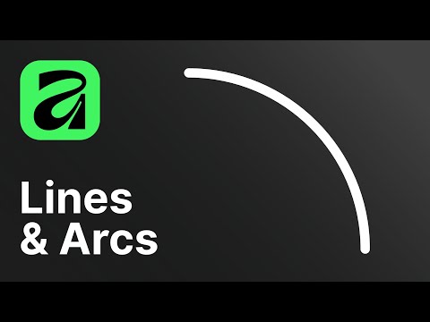 How to Draw Lines and Arcs in Affinity 3
