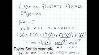 Module 8, Video 2: Taylor Series