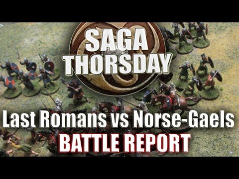 Battle Report - Last Romans vs Norse-Gaels (2nd edition) SAGA THORSDAY 92