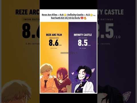 IMDB can’t measure the feels these arcs gave us 💯 #chainsawman #demonslayer #rezearc