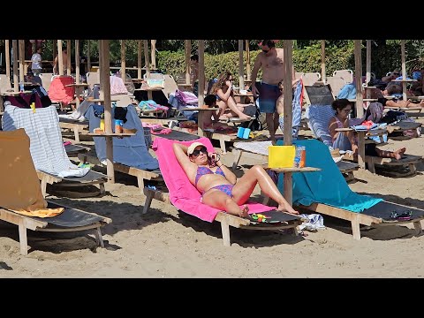 Amazing beach. Greece Attica. 4K. 🇬🇷🌞🏖