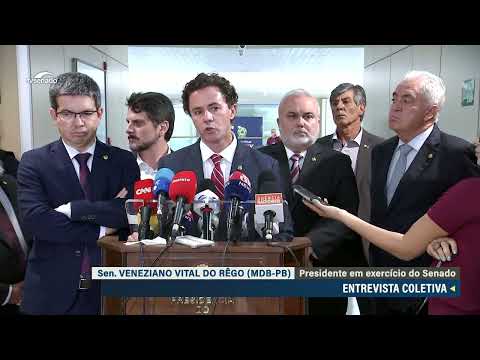 "Nós iremos cobrar punição severa", diz presidente em exercício do Senado