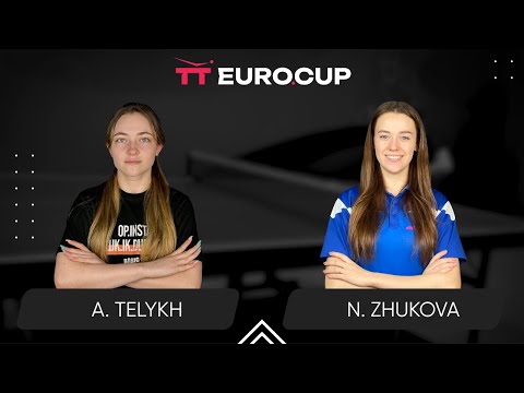 13:45 Anastasiia Telykh - Nadiia Zhukova 05.07.2025 TT Euro.Cup Women Ukraine Star. TABLE 3