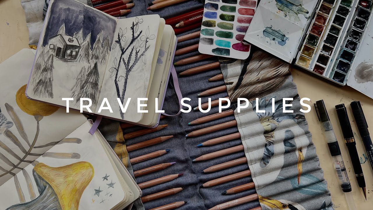 Essential Travel Art Supplies: Pack & Create on the Go