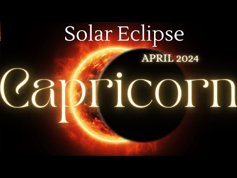 ????CAPRICORN-FINALLY HAPPENING FOR U ???? LIFE CHANGING EVENTS HAPPENING! APRIL8-30 TAROT SOLAR ECLIPSE