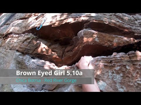 Brown Eyed Girl 5.10a - Red River Gorge