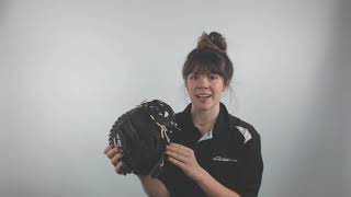 Video thumbnail: Mizuno Franchise 34" Fastpitch Softball Catcher's Mitt: GXS90F3