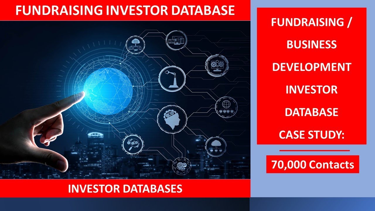USA Fundraising Investor Database. 70,000 Key Funding Contacts. Case Study: FinTech Sector