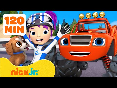 Blaze and the Monster Machines | Blaze Resgata um Filhote, Monster Machines e Mais Resgates! 🐶