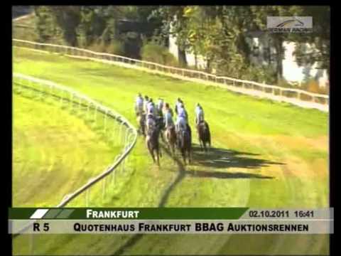 Frankfurt: "BBAG Auktionsrennen". Siegerin: LADY OF BUDYSIN (A. Best)